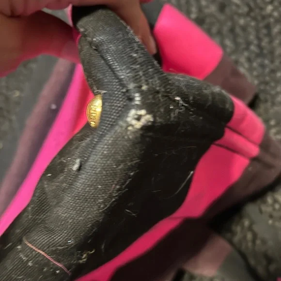 Prada Black and Pink Tote Bag Canapa Large.  Rare and Beautiful - Picture 6 of 14